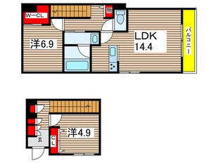 アンソレイエの物件間取画像